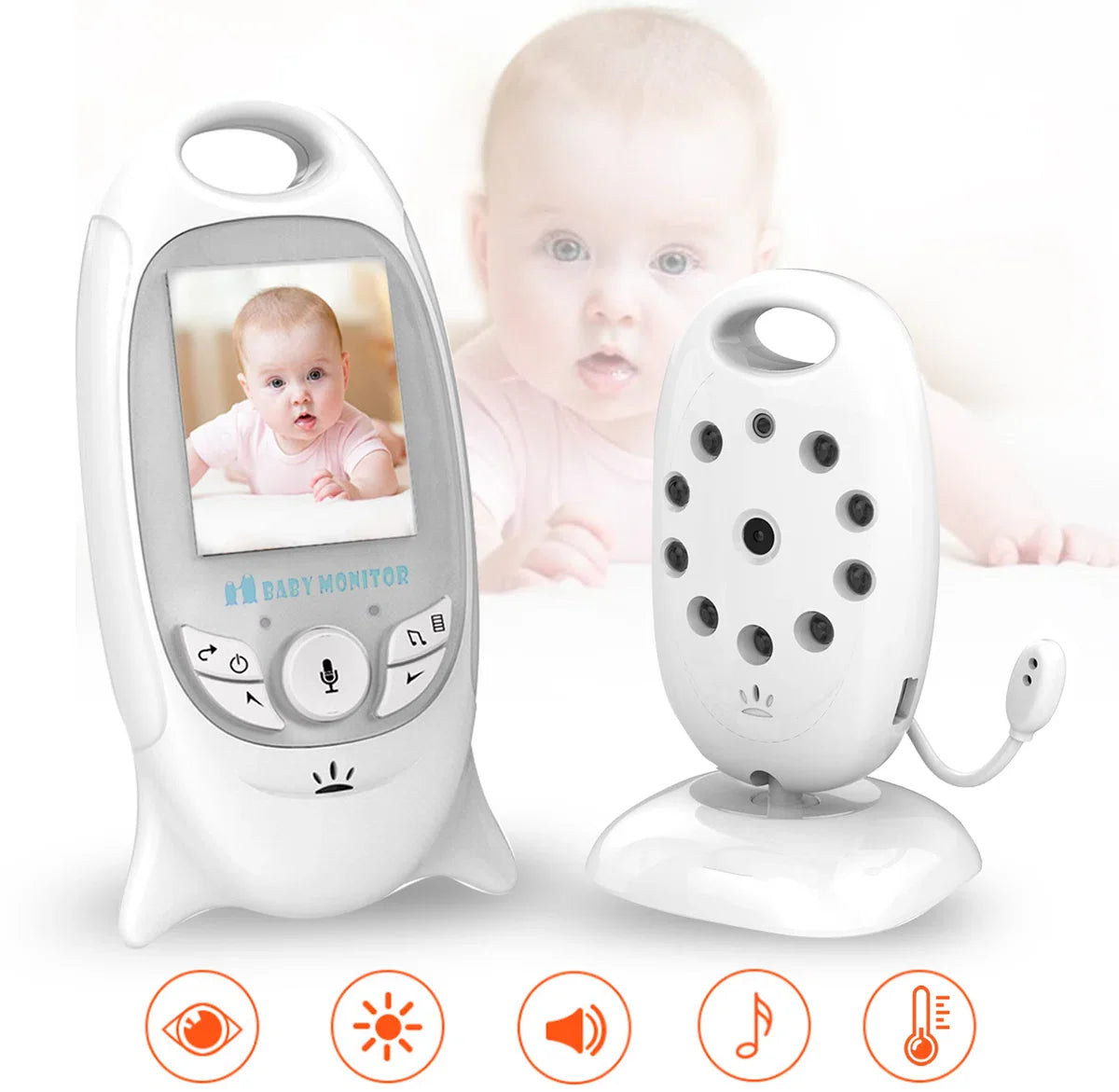 VB601 Babyfoon met camera - Wit JK3