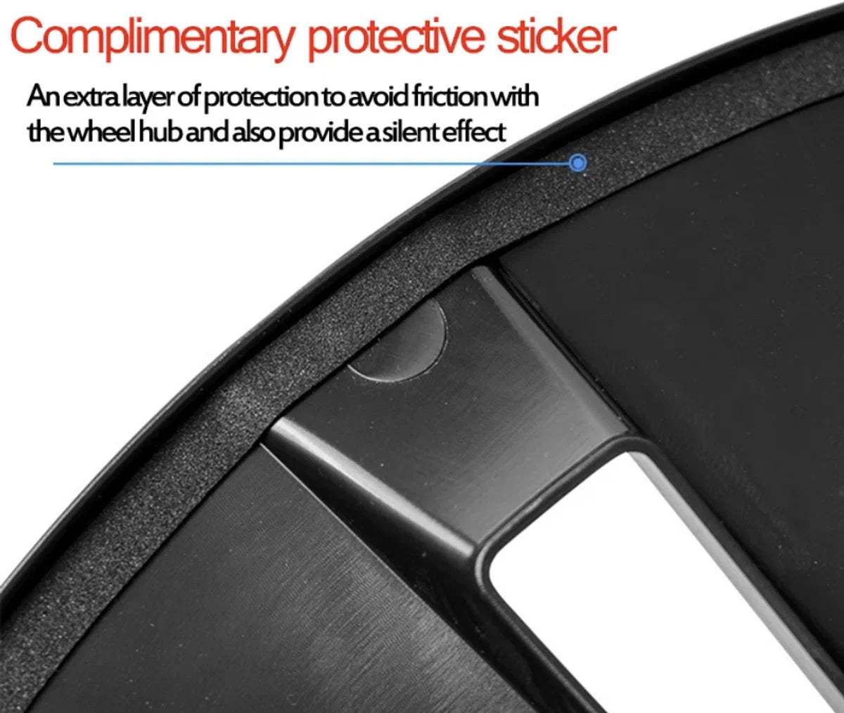 Wheel covers suitable for Tesla Model Y - Matte black Performance 14-spoke wheel cap set - upgrade for 19 inch - Protective foam layer for rims - Car Exterior Accessories Netherlands and Belgium