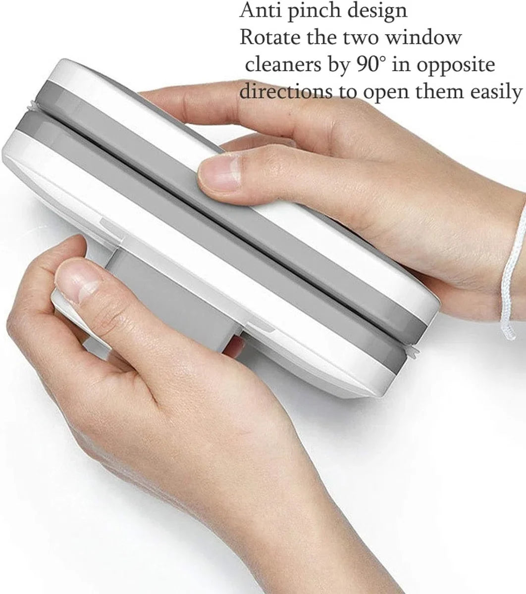 Magnetic window cleaner - window cleaner - Thickness up to 15mm - Magnetic window wiper - Window cleaner