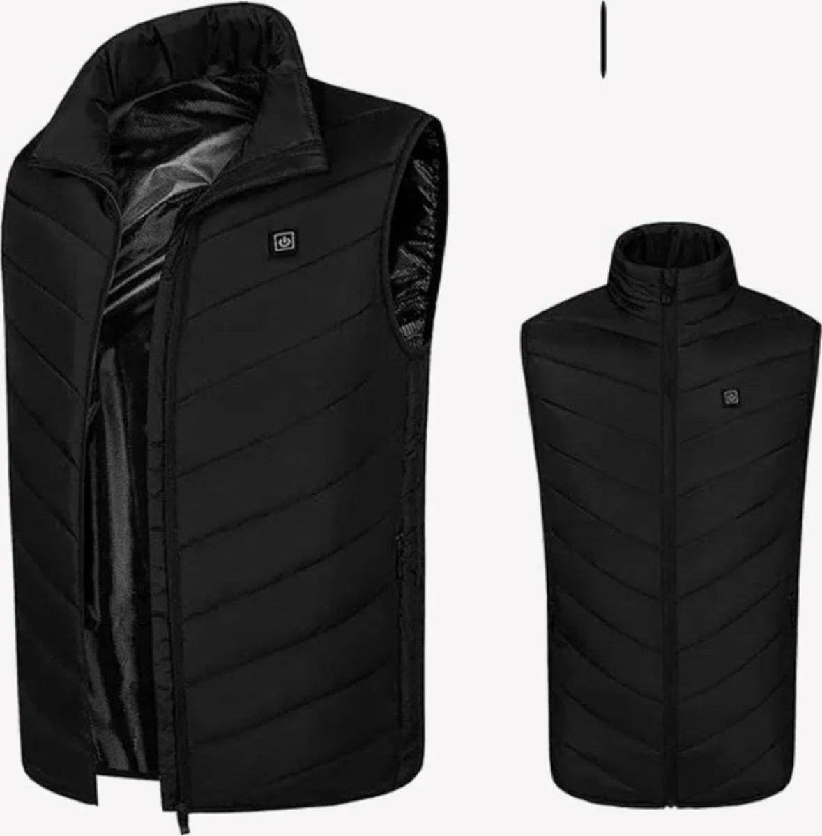 Verwarmd Vest | 9 Warmtezones (25-50°C) | 4-8 Uur Warmte | Elektrische Bodywarmer | Heated Vest | Thermokleding | Verwarmde kleding | Effectief & Functioneel | Werkt met Powerbank (usb-a) | Wintersport | Outdoor | Maat EXTRA LARGE (valt klein)