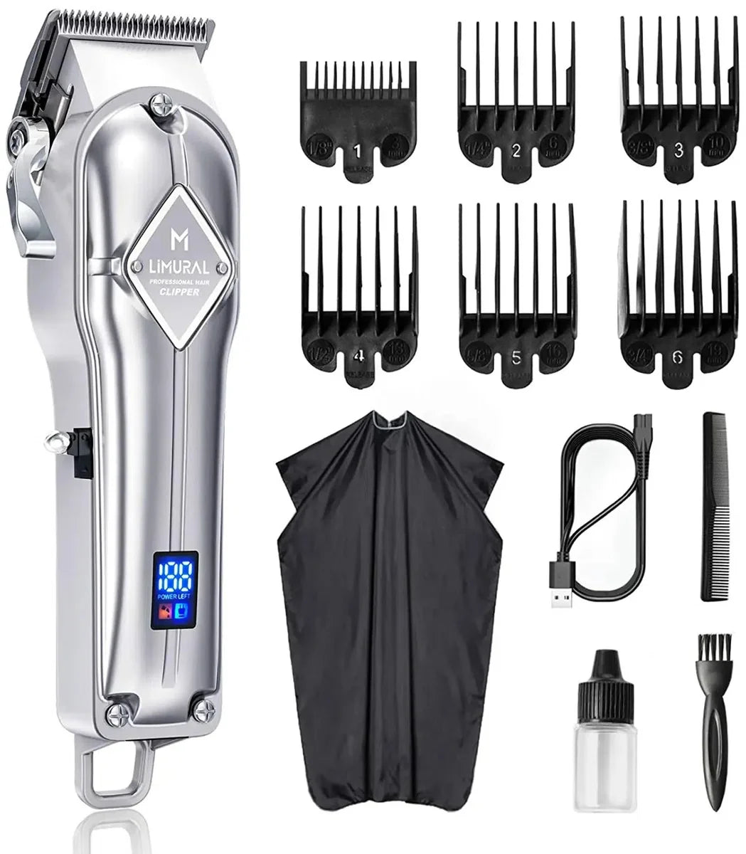 Skull Shaver - Haartrimmer - Tondeuse Mannen - Haartrimmer - Trimmer - Scheerapparaat Heren - Voor Hoofdhaar - Draadloos - Zilver