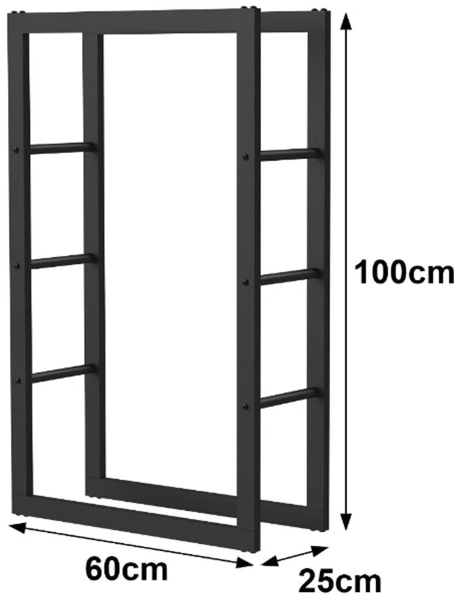 Haardhoutrek - Design Houtrek - Houtopslag 100x60x25 cm.