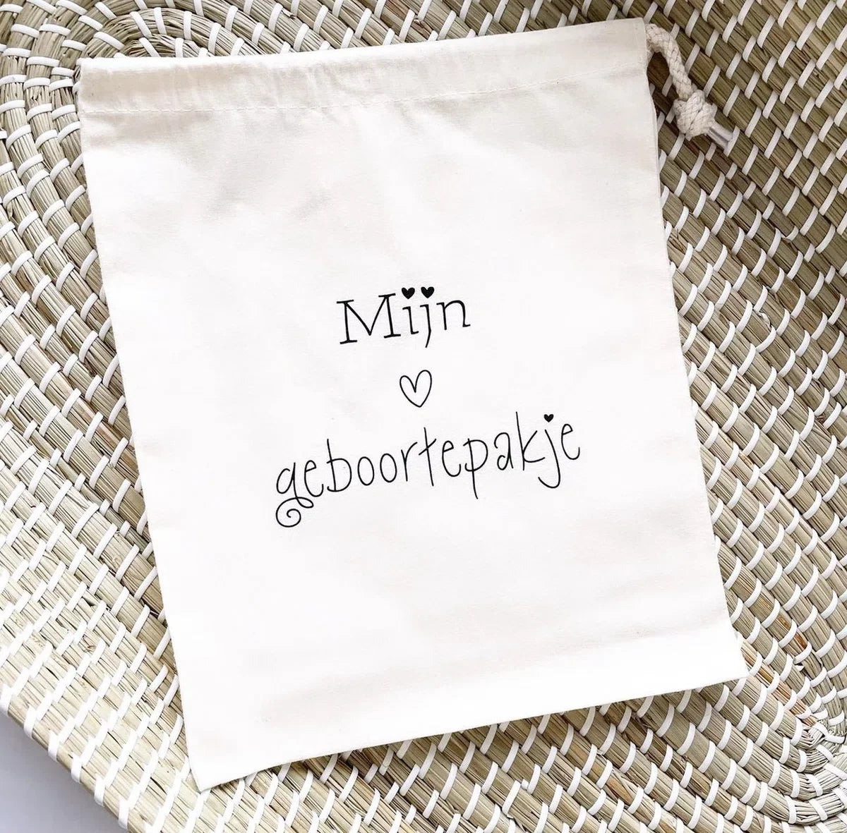 Bewaarzak | Organizer | Set van 6 | Etui | Luiertas | Mommybag | Baby | Opbergtas | Katoen | Naturel | Kraamcadeau