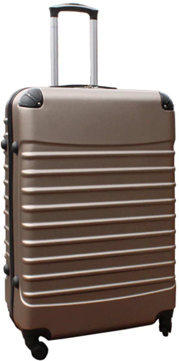 Suitcase with wheels 95 litres - lightweight - combination lock - champagne