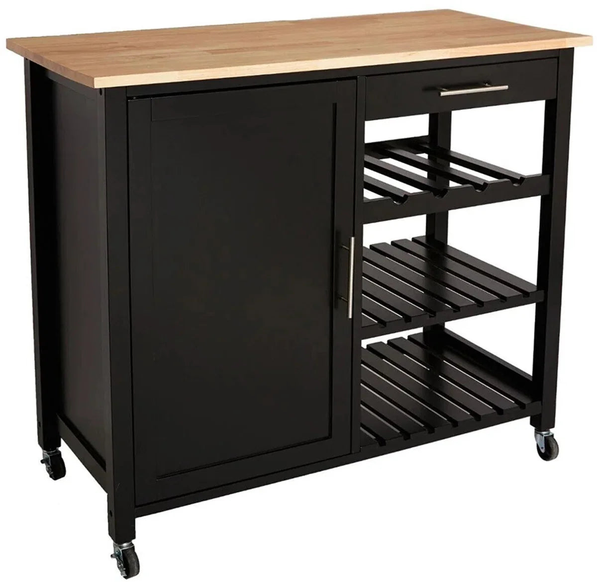 Kitchen Trolley Armel Black