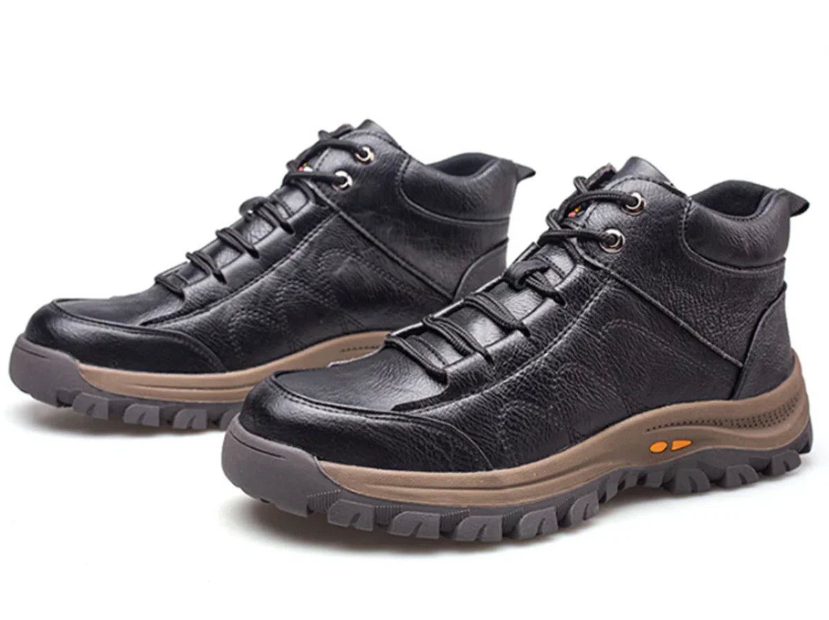 Werkschoenen - 43 - SB - Leren Veiligheidsschoenen - Schoenen voor werk - Werklaarzen - Beschermende schoenen - Antischok - Onkreukbare zool - Antislip - Beschermende neus - Beschermende zool