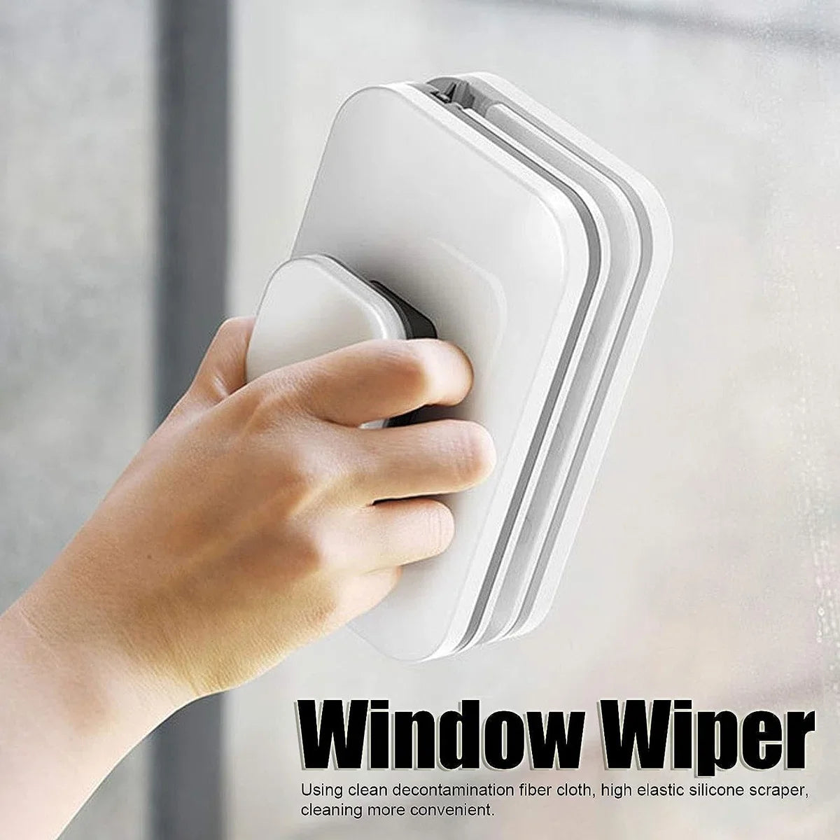Magnetic window cleaner - window cleaner - Thickness up to 15mm - Magnetic window wiper - Window cleaner