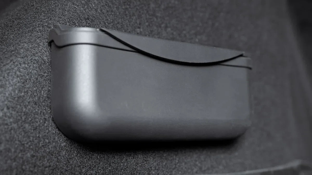 Tesla Model Y Model 3 Model S en Model X Siliconen Brillenhouder met Klittenband - Praktische Auto Accessoires in Nederland en België