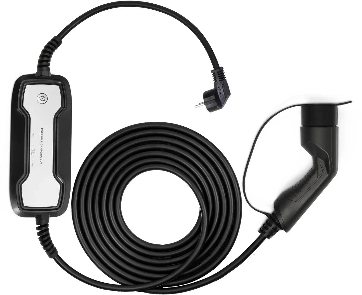 Besen Mobiele Lader Type 2 naar Schuko - 10 Meter