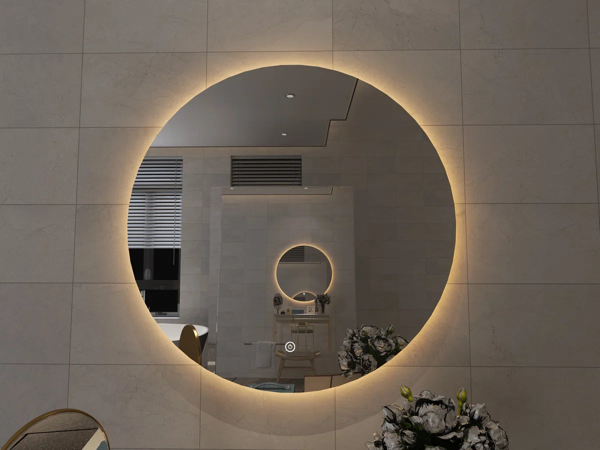 Viidako LED Spiegel - Condensvrij – dimbaar - 3 LED standen – Hip design – Krasbestendig – Duurzame kwaliteit – Eenvoudige Installatie