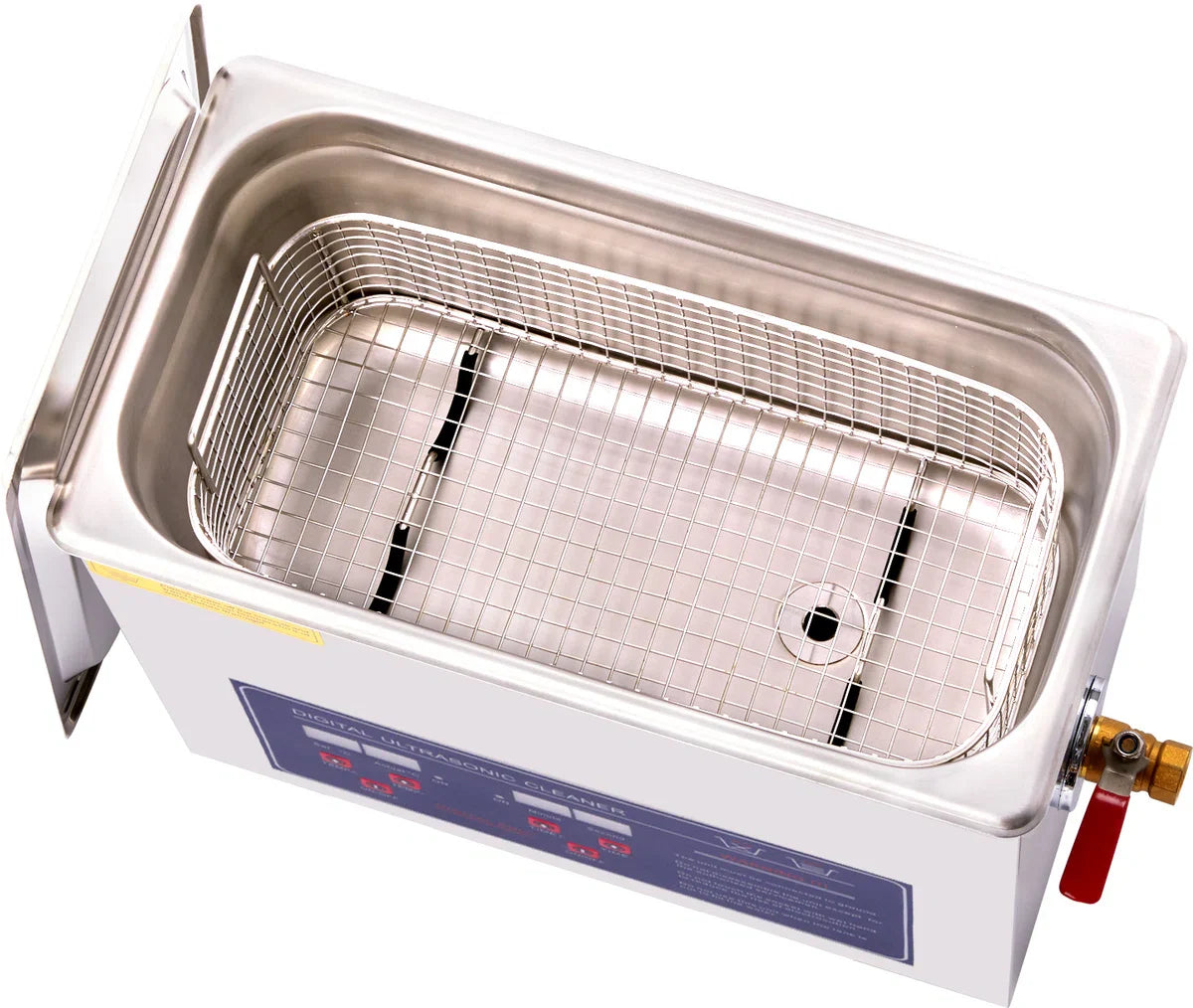 Ultrasoon reiniger 6 Liter - 6L (Ultrasoonbad - Reinigingsbad - Reinigingsbak - Trilbad - Ultrasone Reinigingsmachine - Carburateur Ultrasonic Cleaner - beste Ultrasoonreiniger - groot Reinigings bad - grote bak - pedicure badje apparaat)