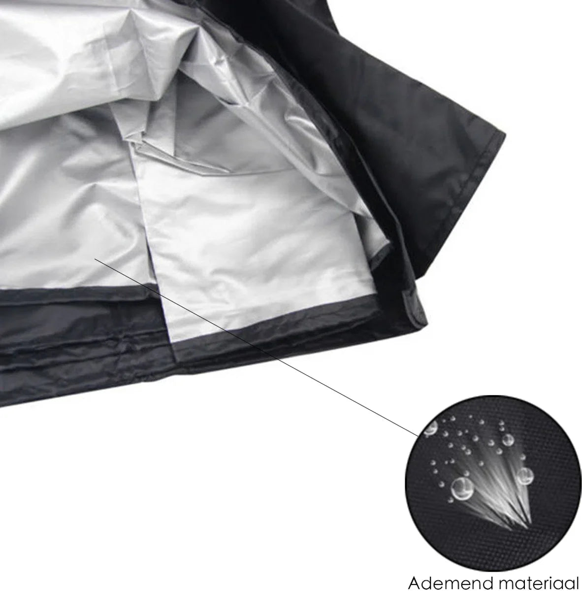 Garden Chair Protective Cover - 120 x 65 cm - Black - Water Resistant - Protect your garden chairs with this protective cover - Garden Chair Cover