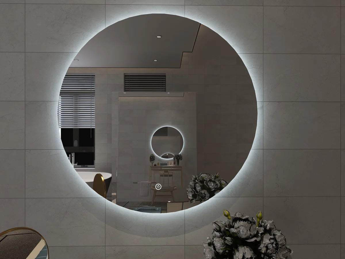 Viidako LED Spiegel - Condensvrij – dimbaar - 3 LED standen – Hip design – Krasbestendig – Duurzame kwaliteit – Eenvoudige Installatie