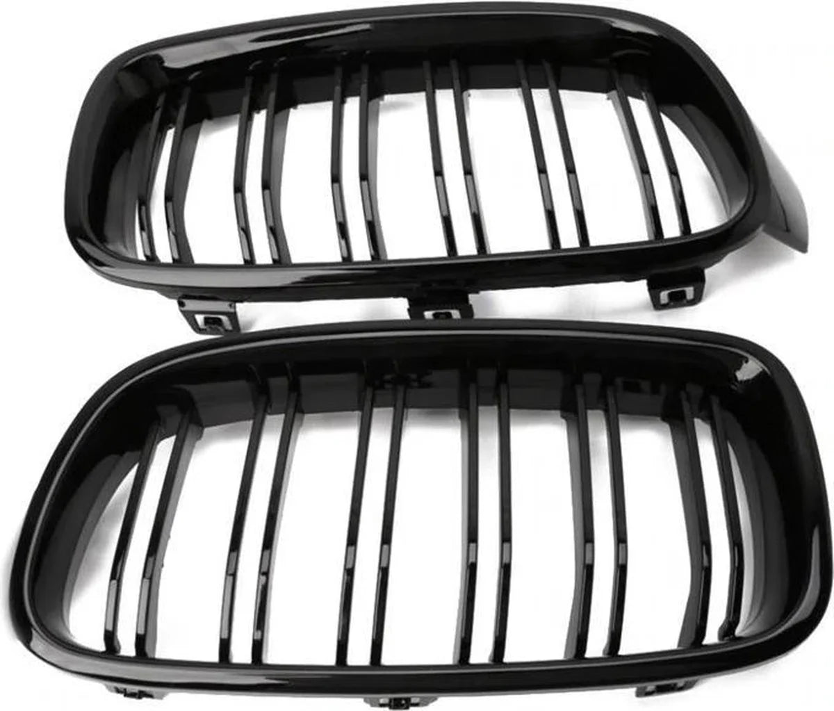 Sportgrille Nieren Geschikt voor: BMW F30 F31 F35 3 Serie Glanzend Zwart M3 Look Exclusieve look LCI Styling