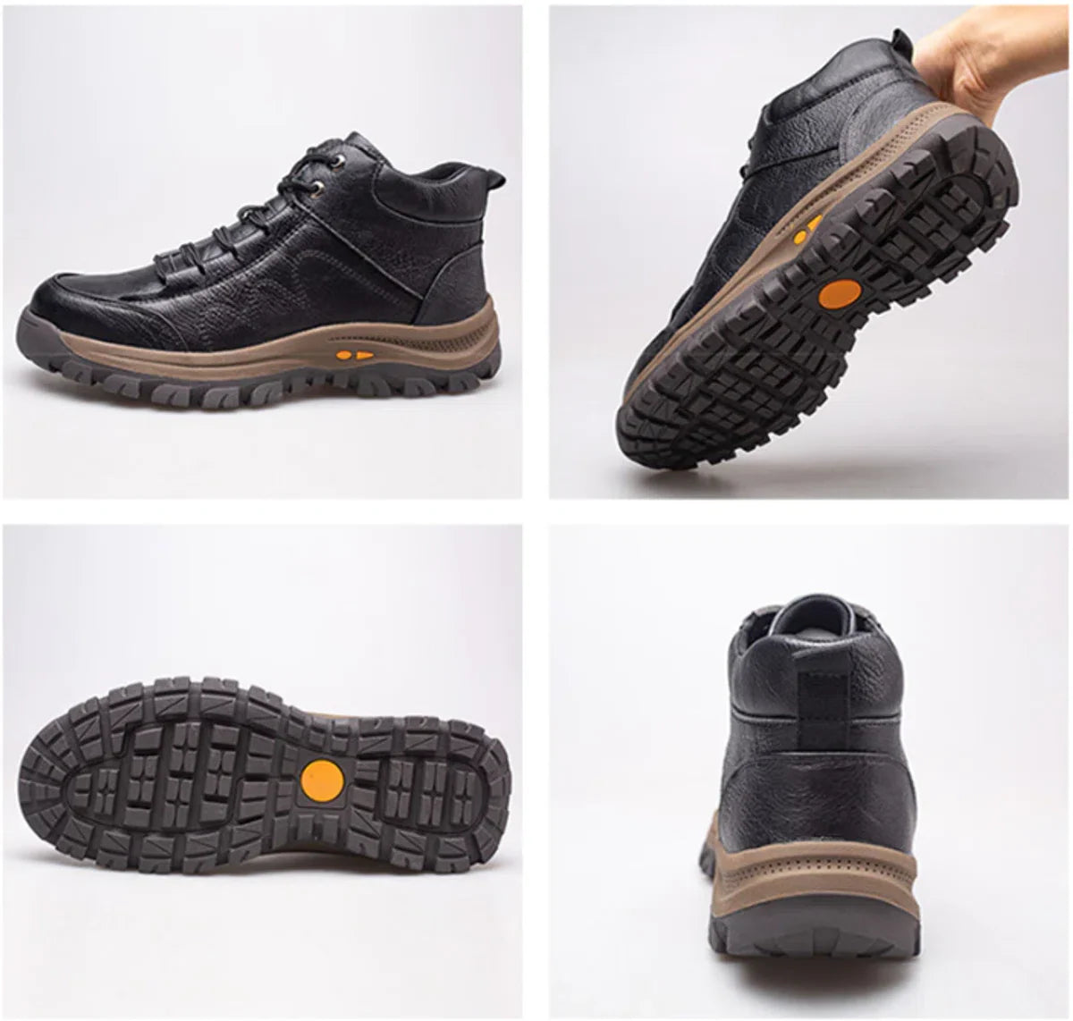 Werkschoenen - 40 - SB - Dames / Heren - Leren Veiligheidsschoenen - Werk Veiligheidsschoenen - Werklaarzen - Veiligheidsschoenen - Anti-impact - Onbuigbare zool - Antislip - Veiligheidsneus - Veiligheidszool
