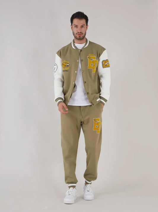 Varsity set - Heren Trainingspak Heren trainingspak | Jasje + Broek Fashion Casual Trainingspak Heren Kleding - XXL
