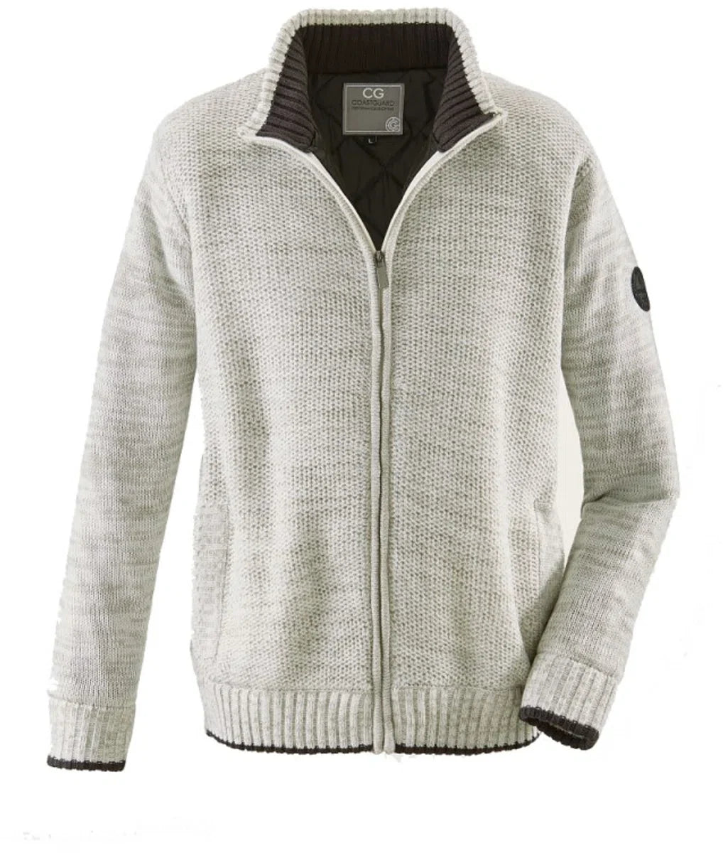 Men's padded knitted vest | lightly padded | sizes S-3XL