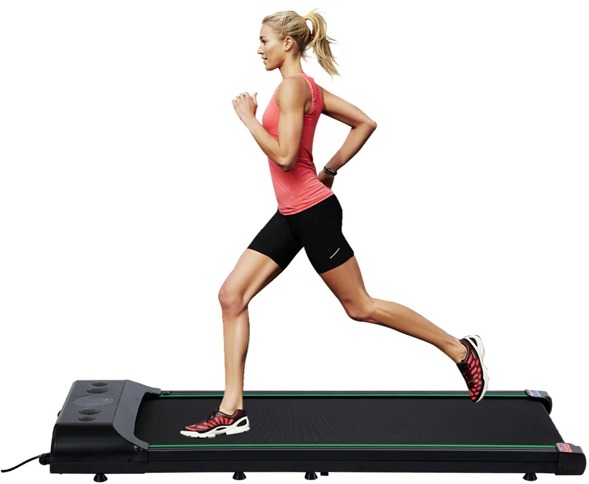 Treadmill for home - Flat treadmill - Walking pad - Easy storage - Multiple speed settings - 1-6km/h - Loadable up to 100 kg