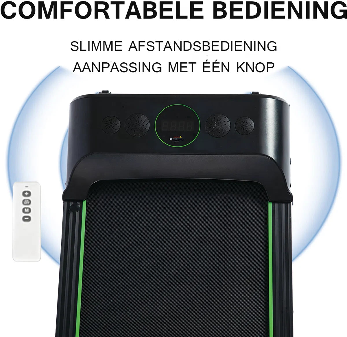 Treadmill for home - Flat treadmill - Walking pad - Easy storage - Multiple speed settings - 1-6km/h - Loadable up to 100 kg