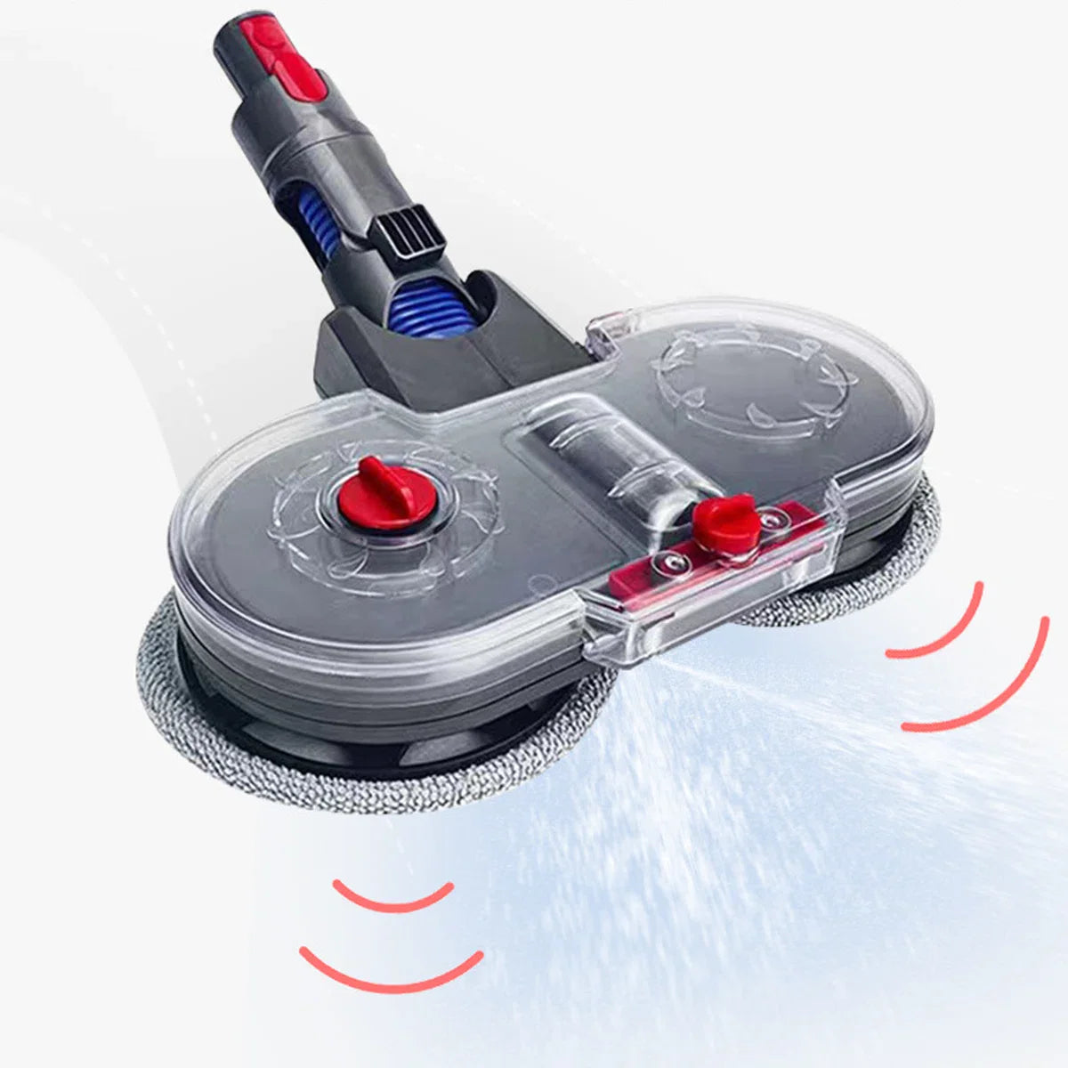 Mop Dweil Geschikt Voor Dyson V15, V11, V8, V7 Steelstofzuiger - Inclusief 6 Dweilmops - Nat & Droog Vloerwisser - Vloermop