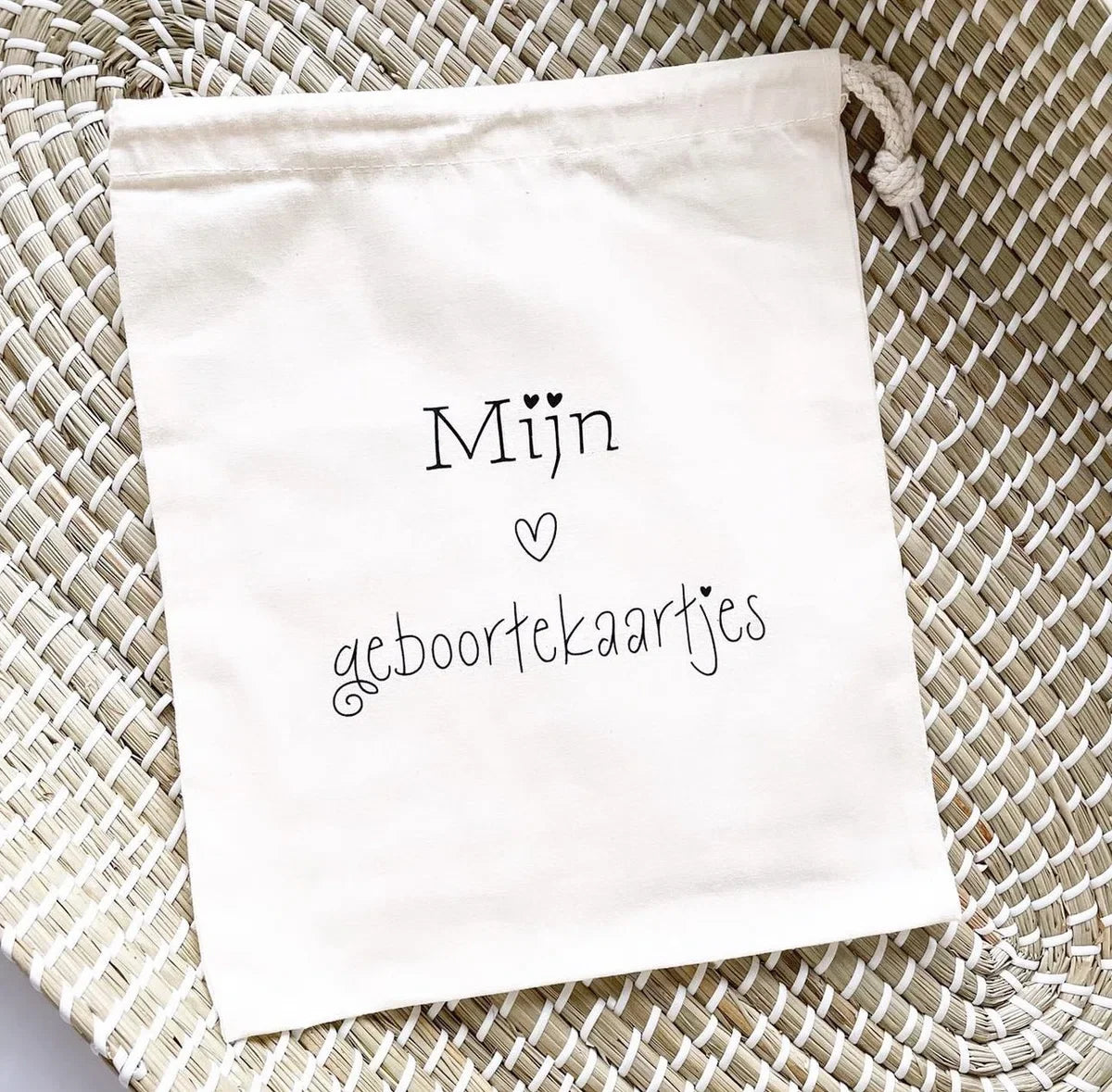 Bewaarzak | Organizer | Set van 6 | Etui | Luiertas | Mommybag | Baby | Opbergtas | Katoen | Naturel | Kraamcadeau