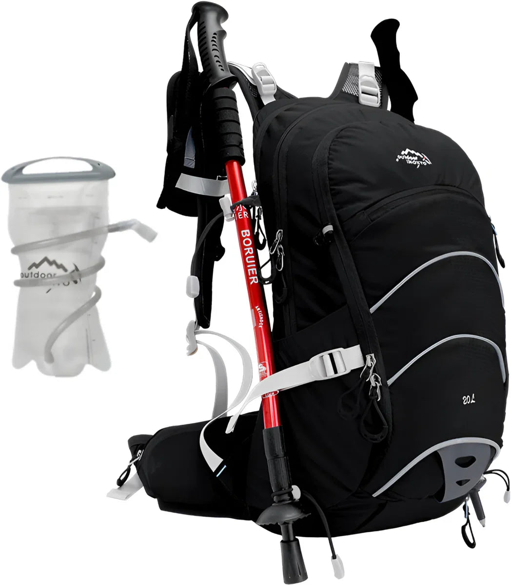Avoir Avoir®-Wandelrugzak-Rugzakken-Rugzak 20L-Waterdicht-Intern frame-Unisex-Zwart-Outdoor avontuur-Wandelen