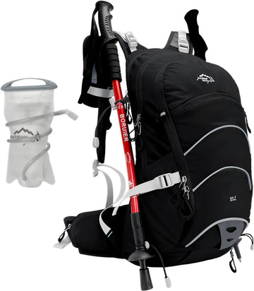 Avoir Avoir®-Hiking backpack-Backpacks- Rugzak 20L-Waterdicht-Intern frame-Unisex-Zwart-Outdoor avontuur-Wandelen