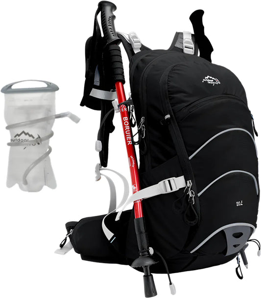 Avoir Avoir®-Wandelrugzak-Rugzakken-Rugzak 20L-Waterdicht-Intern frame-Unisex-Zwart-Outdoor avontuur-Wandelen