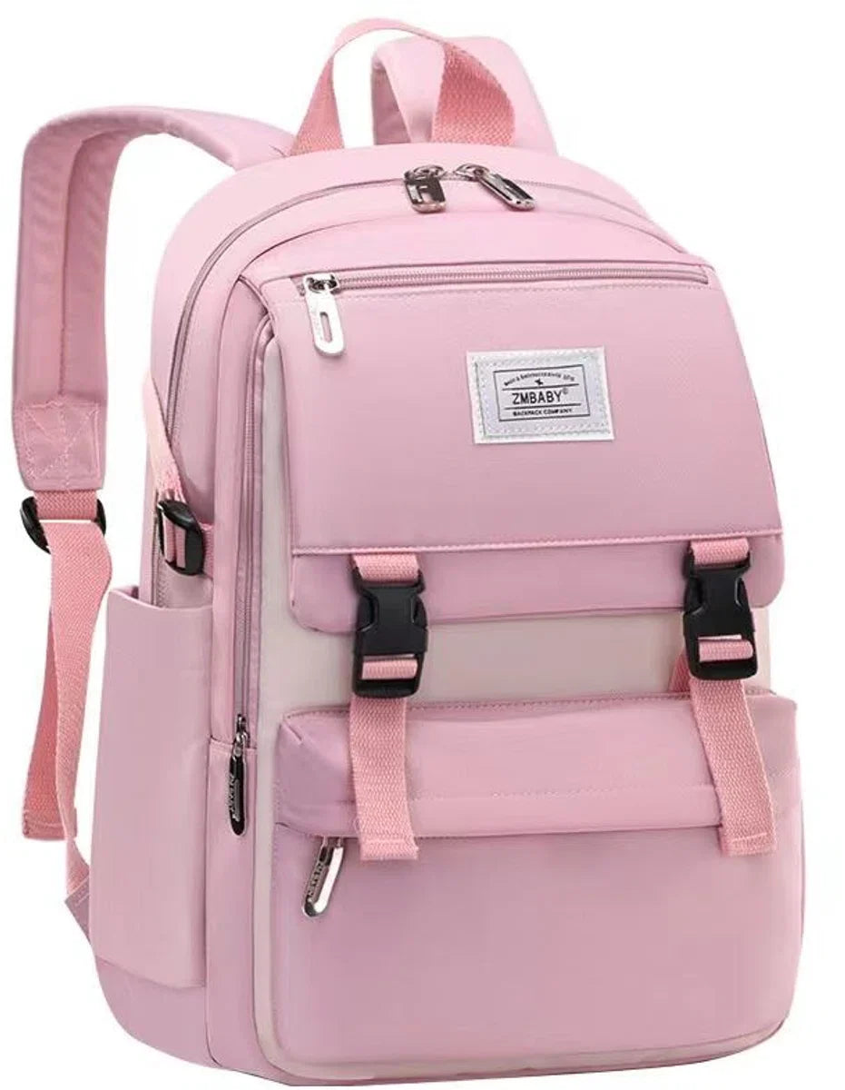 Backpack - Rucksack - School - Girls - Boys - Teens - Waterproof - Bookbag - 25 Litre - Pink