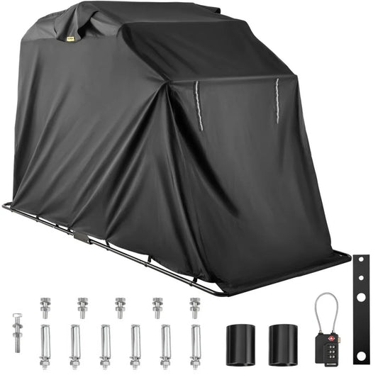 Heavy Duty Motorstalling Tent Hoes Opberggarage met TSA-combinatieslot en Draagtas