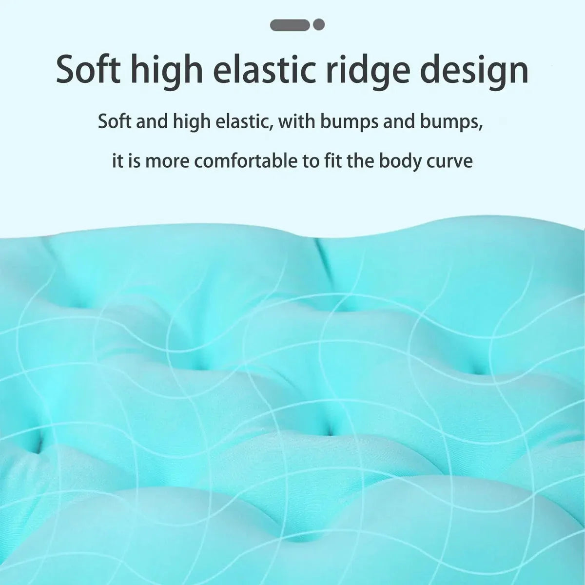 Luxury Bath Pillows - Blue - Anti-Slip Spa Head Rest Cushion Back Support - Bathing - Waterproof Baby Pillow - Organic Material
