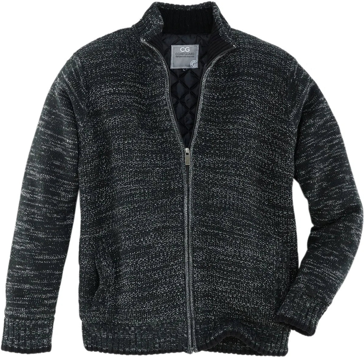 Men's padded knitted vest | lightly padded | sizes S-3XL