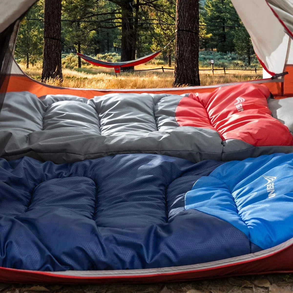Sleeping bag with pillow - 4 season lightweight waterproof warm sleeping bag for adults women men outdoor camping hiking backpacking - add-on: compact size sleeping bag for camping