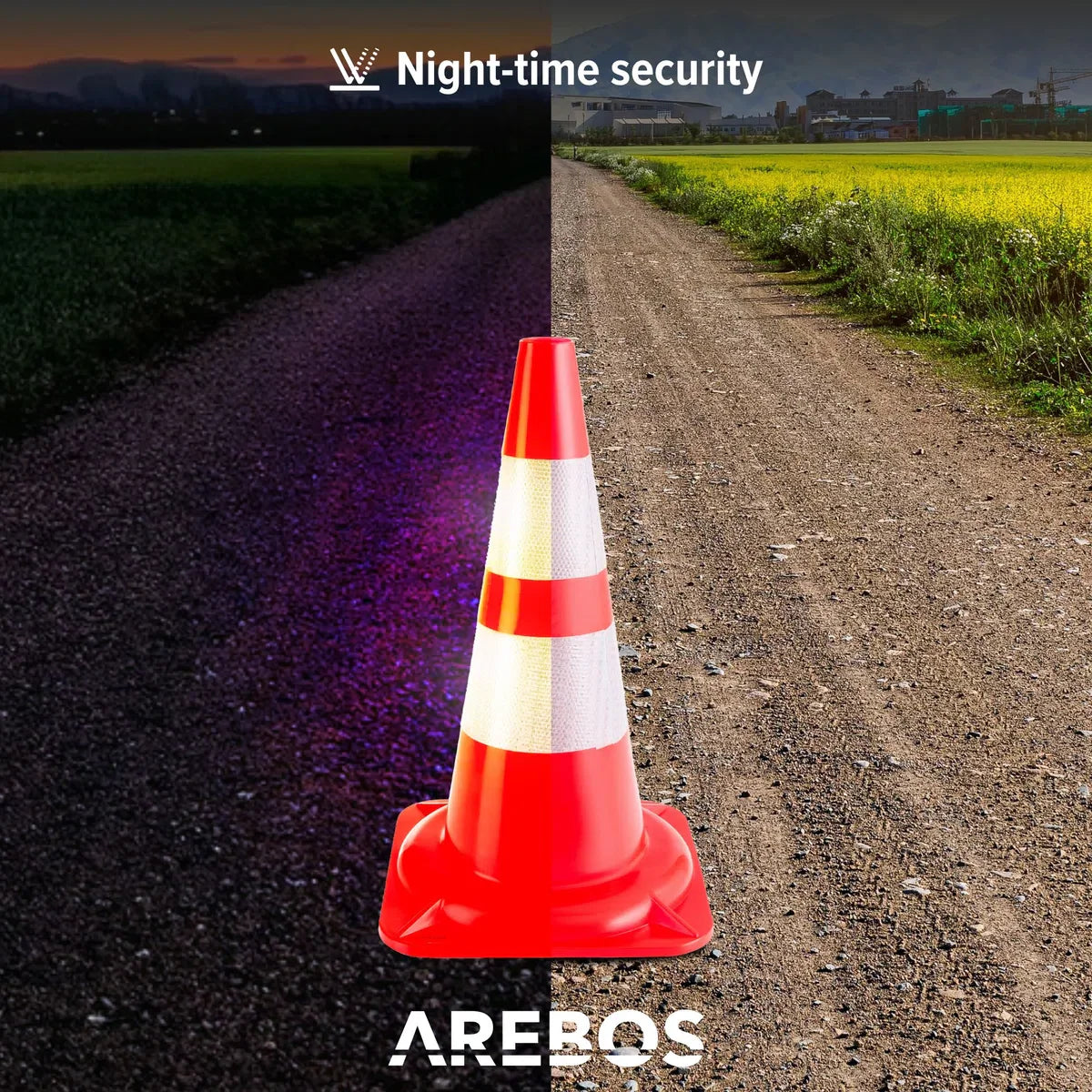 Traffic cone / pylon - 50 cm high - 10 pieces