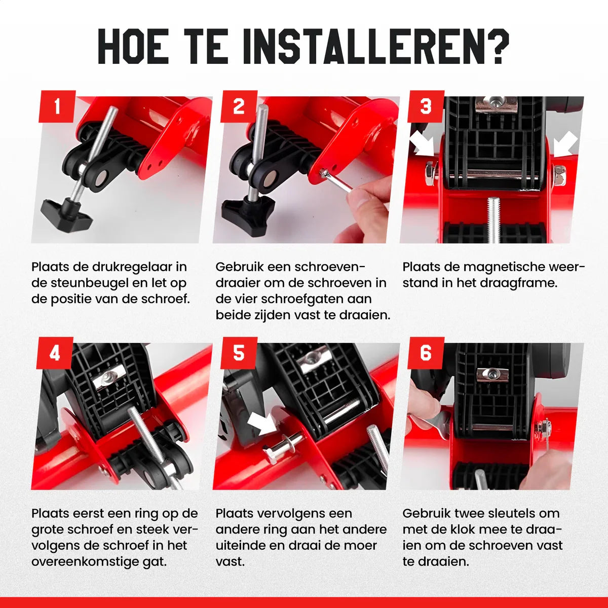 RYCE ® Fietstrainer - Indoor - Hometrainers - Rollenbank - Fietstrainers - Senioren - 26-28 inch wielen - 700C wielen - Geel