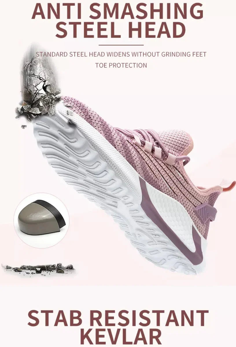 Safety Shoes Women / Men - Safety Shoes Women - Safety Shoes Men - Safety Shoes Sneakers - Unisex - Sporty - Lightweight - S1P - Size 41