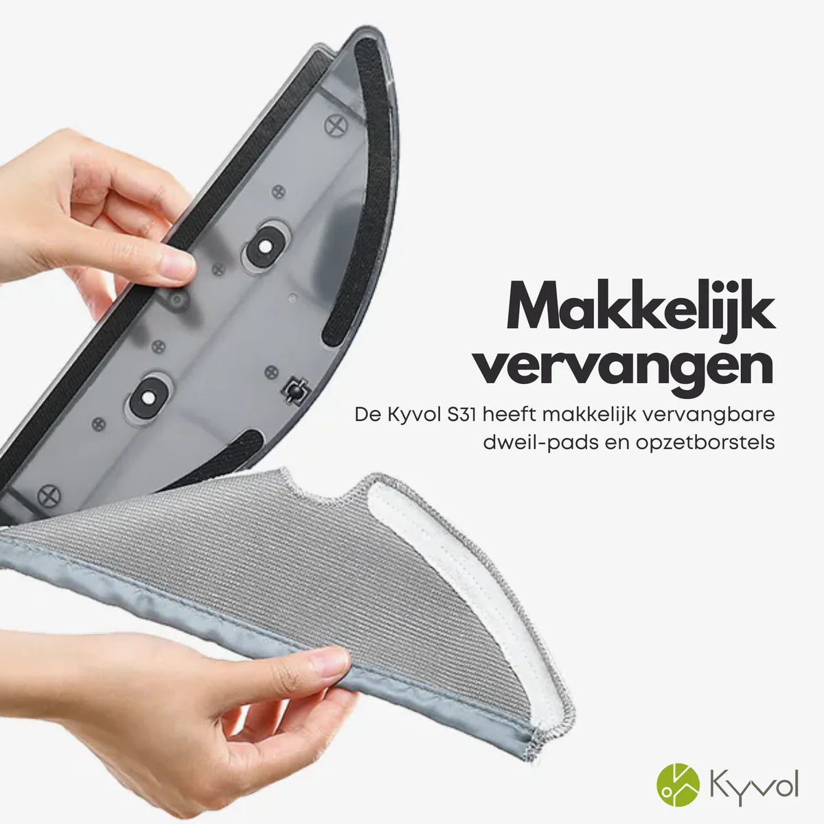 Cybovac S31 robotstofzuiger met laadstation en dweilfunctie - Zwart | Elektrisch | Automatisch | met app | Leegt zichzelf | Smart