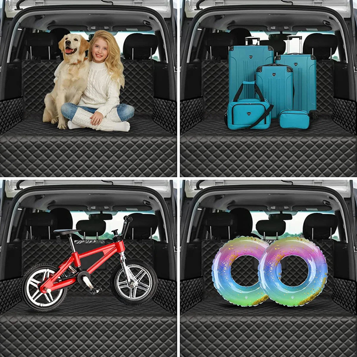 Boot protection for dogs - waterproof boot cover for dogs / universal car dog protection cover / non-slip wear-resistant