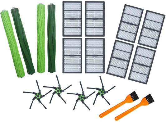 XXL Onderhoudsset geschikt voor de iRobot Roomba S9/S9+ - HEPA-filters - Borstels - Zijborstels - 18-delig!