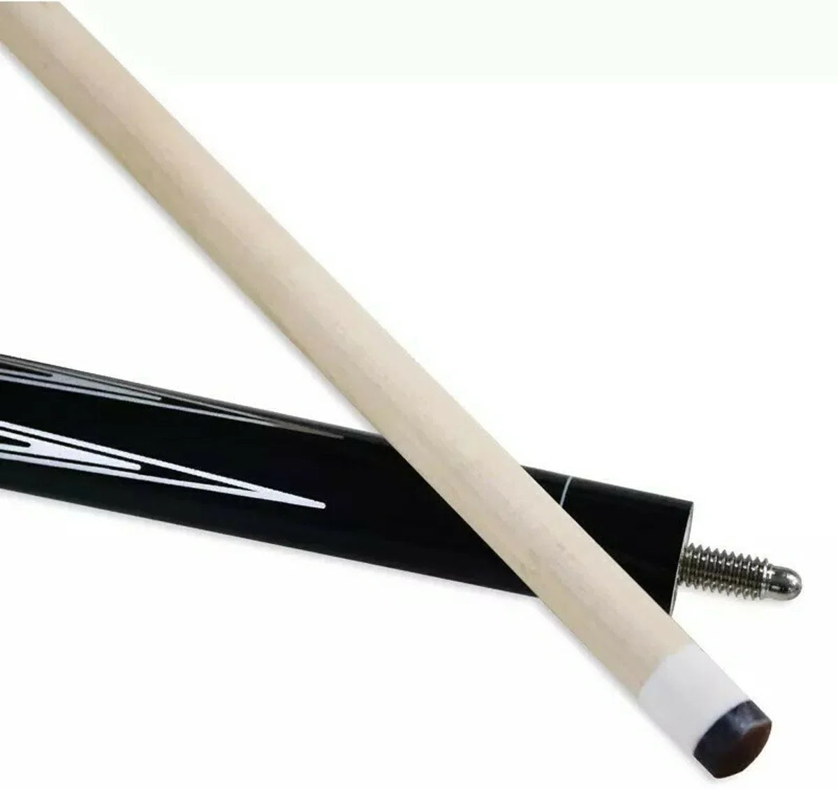 Pegasi Classic Pool Cue - Billiard Cue - Cue Stick - 146cm - Two-Piece - Black Hawk