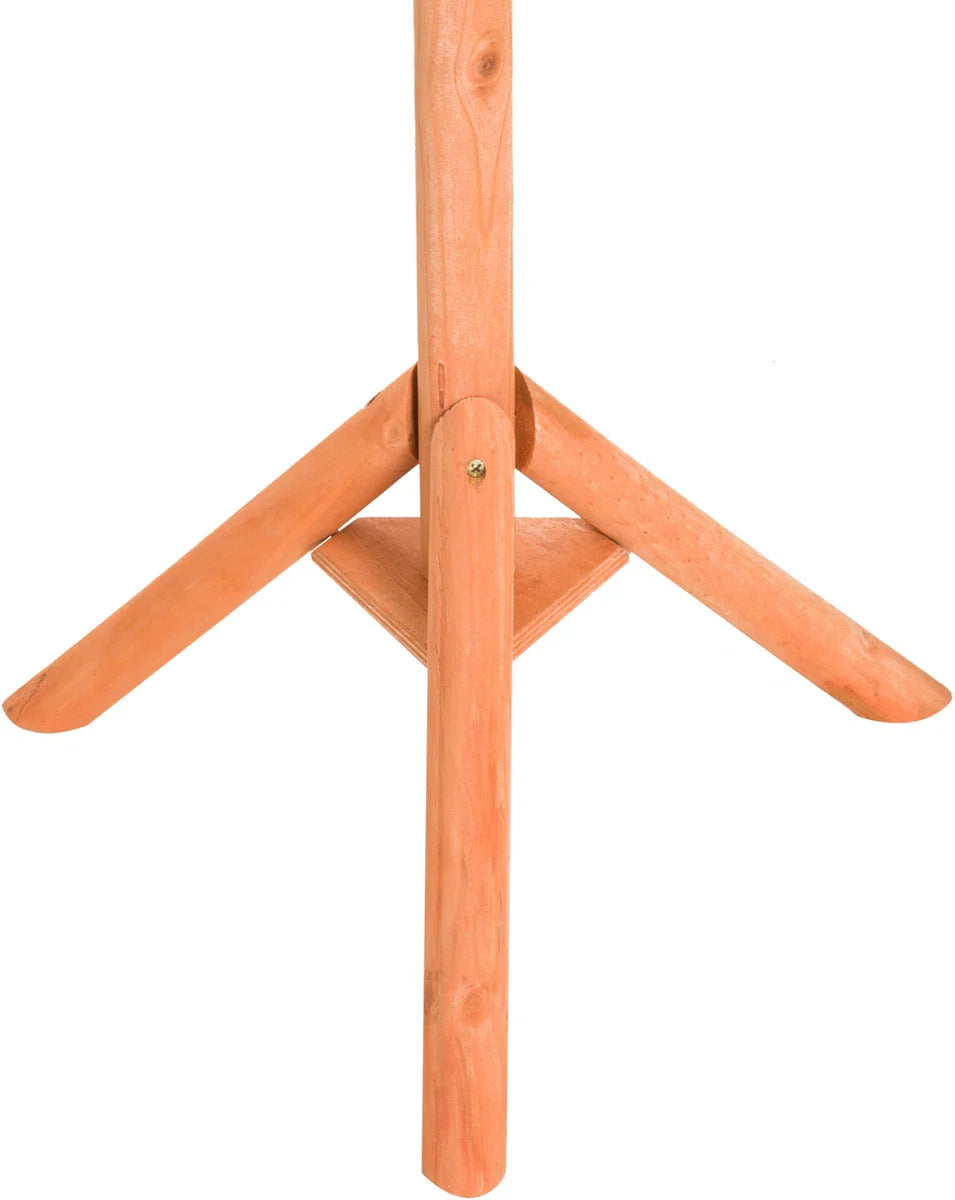 Standing bird feeder - Bird feeder - Birdhouse - With stand and zinc roof - Ø 40 x 110 cm