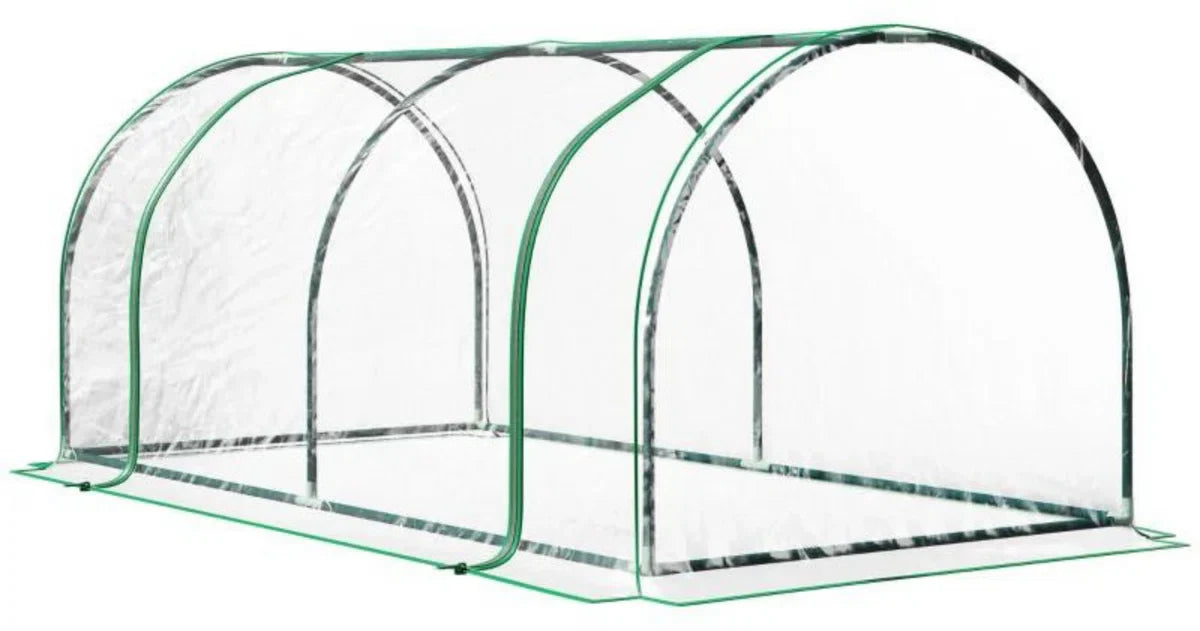 Tunnelkas - Tuinkas - Kweekkas - Broeikas - Kweektent - Kas - 200 x 100 x 80 cm - Transparant