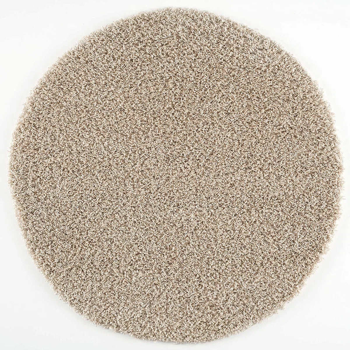 Loca Shaggy Rug Beige - 150 CM - High Pile Rug - Living Room, Bedroom Carpet