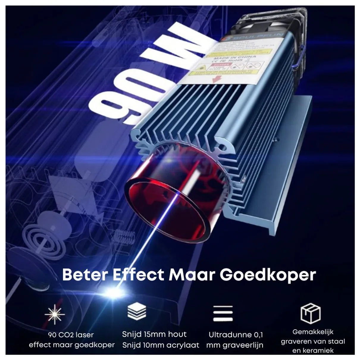 Sculpfun S9 Lasergraveermachine | Ultradunne Laser | Graveermachine | Lasersnijder | Hout Acryl Lasersnijmachine