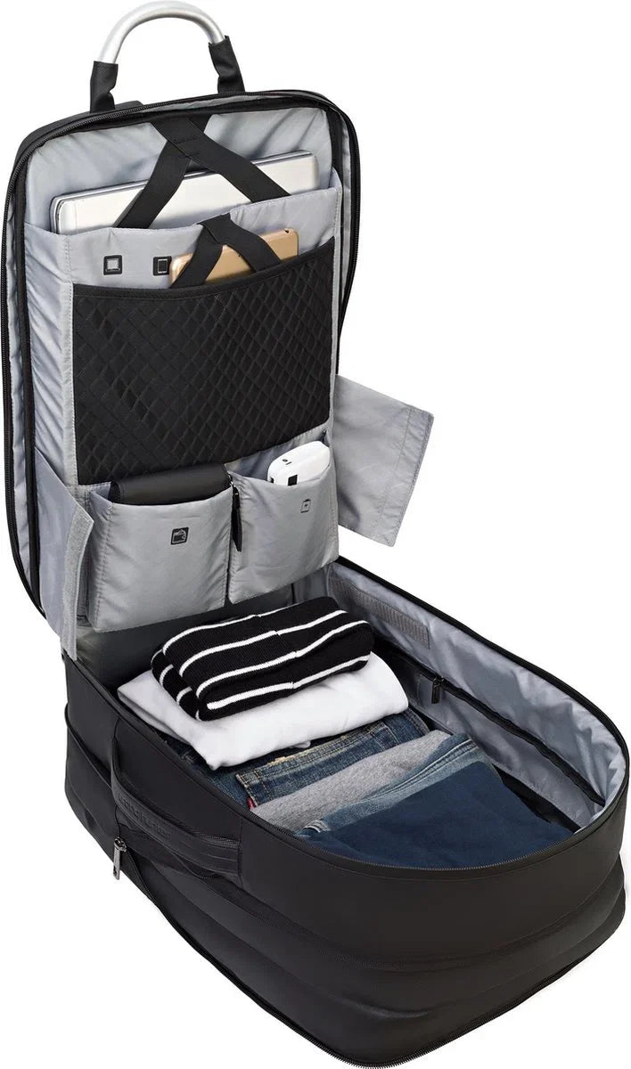 Arctic Hunter Rugzak - Laptop Rugtas - Laptoptas - Aktetas - 17 Inch - Waterafstotend - Zwart - USB