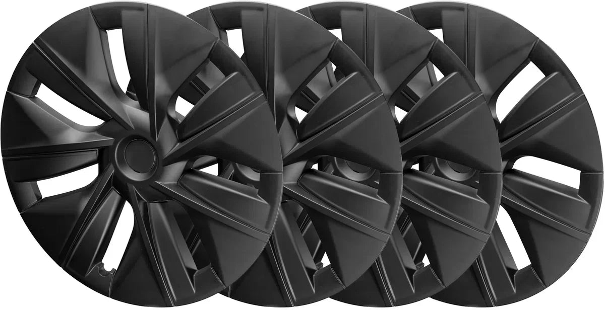 Tesla Model Y 19" Gemini Black Wheel Cover Set (4pcs) - Sporty Performance Look