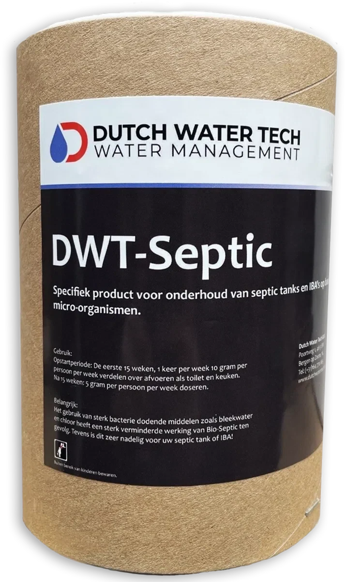 DWT-Septic | Septische Tank Bacteriën | Goed voor 1 Jaar Onderhoud | 100% Biologisch | 1 KG