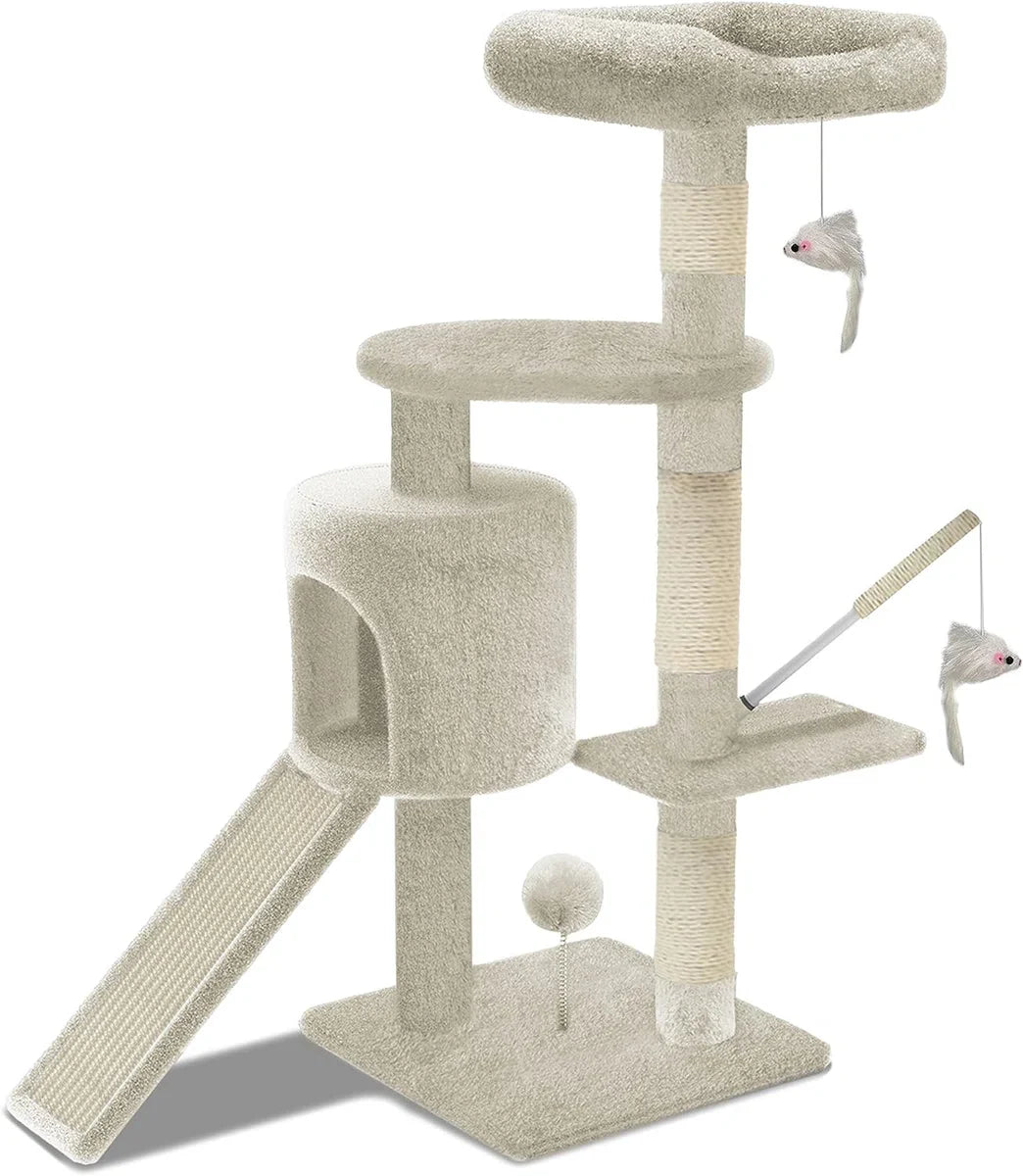 Cat Tree for Large Cats - Scratching Post - Cat House - Cat Pole - Cat Tower - Large Scratching Post - Climbing Wall