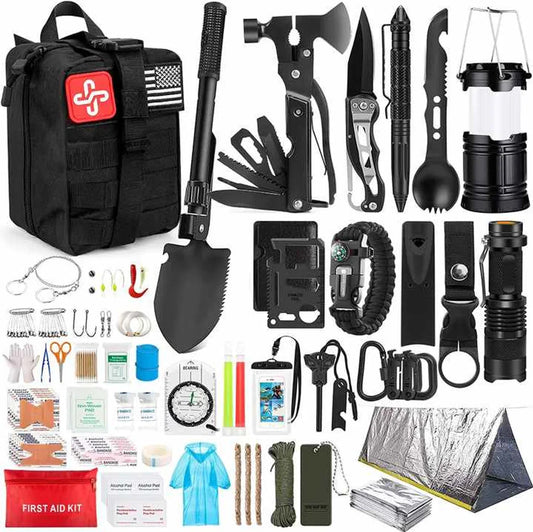 Survivalpakket - Noodpakket - Survivalset - Rampenrugzak - Oorlogspakket - Outdoorpakket met EHBO-kit