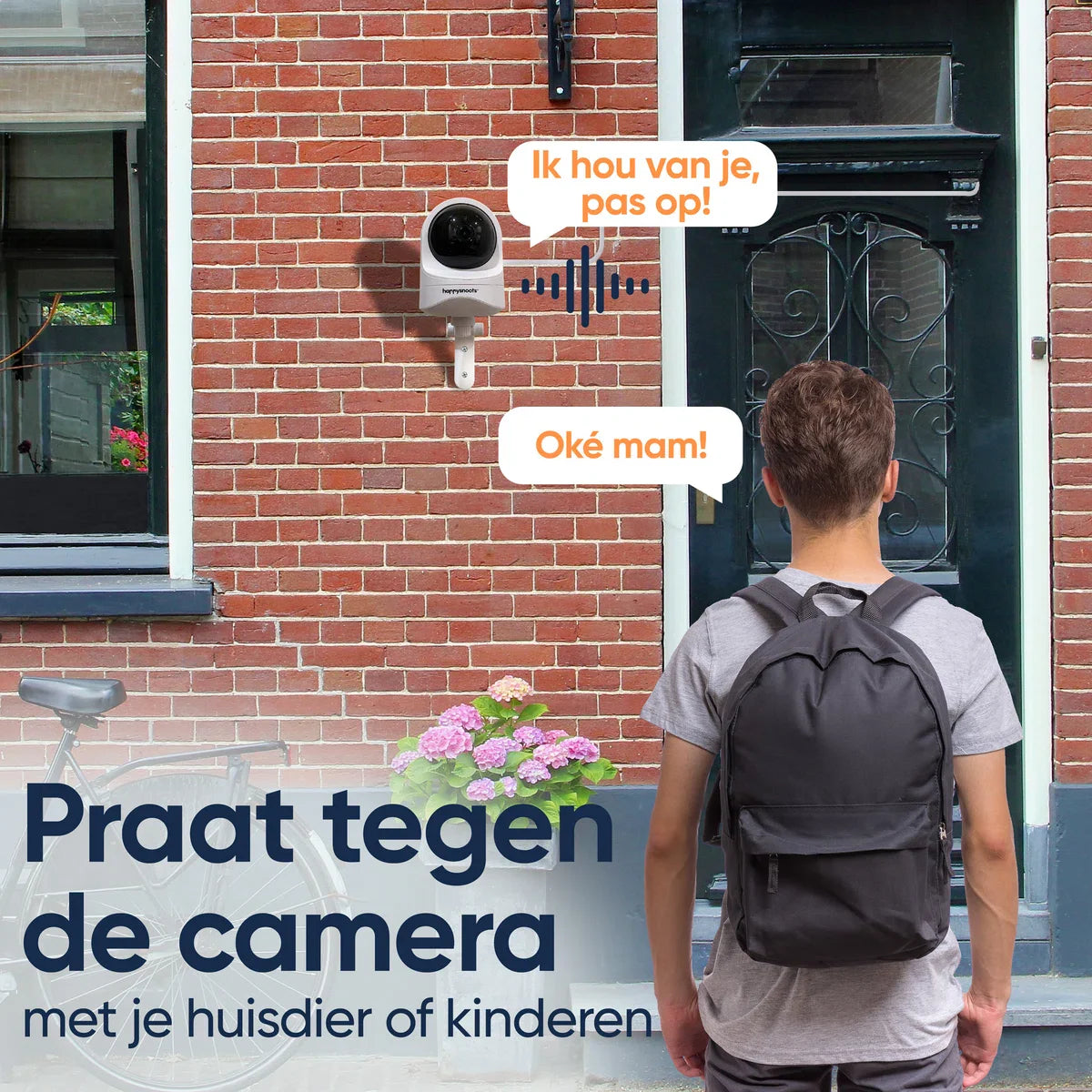 1080P Pet Camera met App - 360° Honden Camera - Hondencamera - Huisdier / Pet Cam - Voor Hond / Kat / Huisdieren
